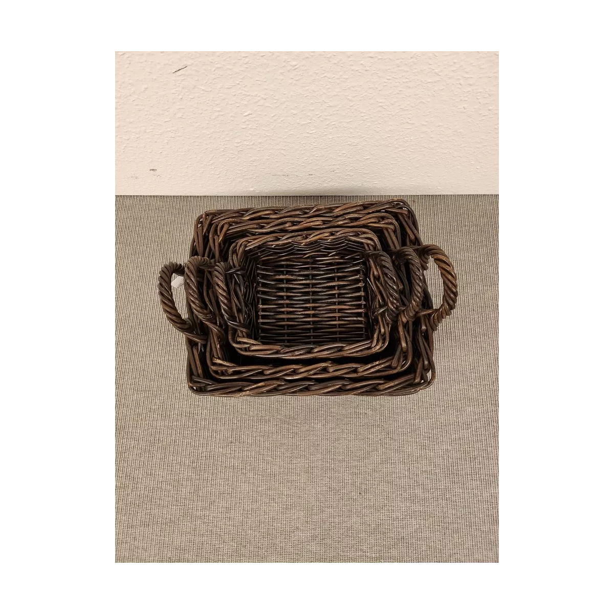 Corbeille Rectangulaire Atlas Rotin 32x24