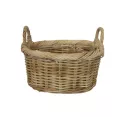 Corbeille Ovale Melody Rotin Naturel 50x40