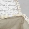 Coffre Osier Rosario Blanchi 35x35
