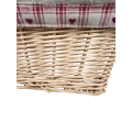 Corbeille en Osier Coeur 28x21