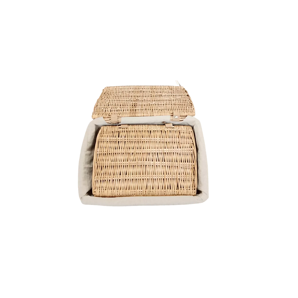 Corbeille en Osier Coeur 28x21