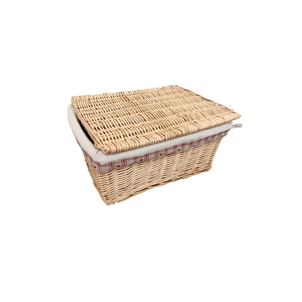 Corbeille en Osier Coeur 28x21