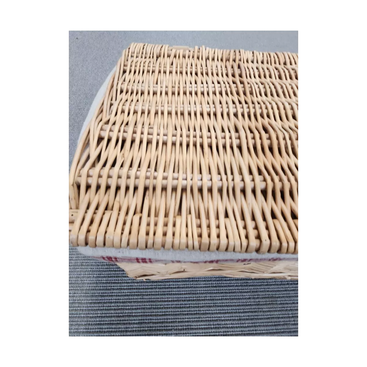Corbeille en Osier Coeur 28x21