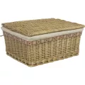 Corbeille en Osier Coeur 28x21