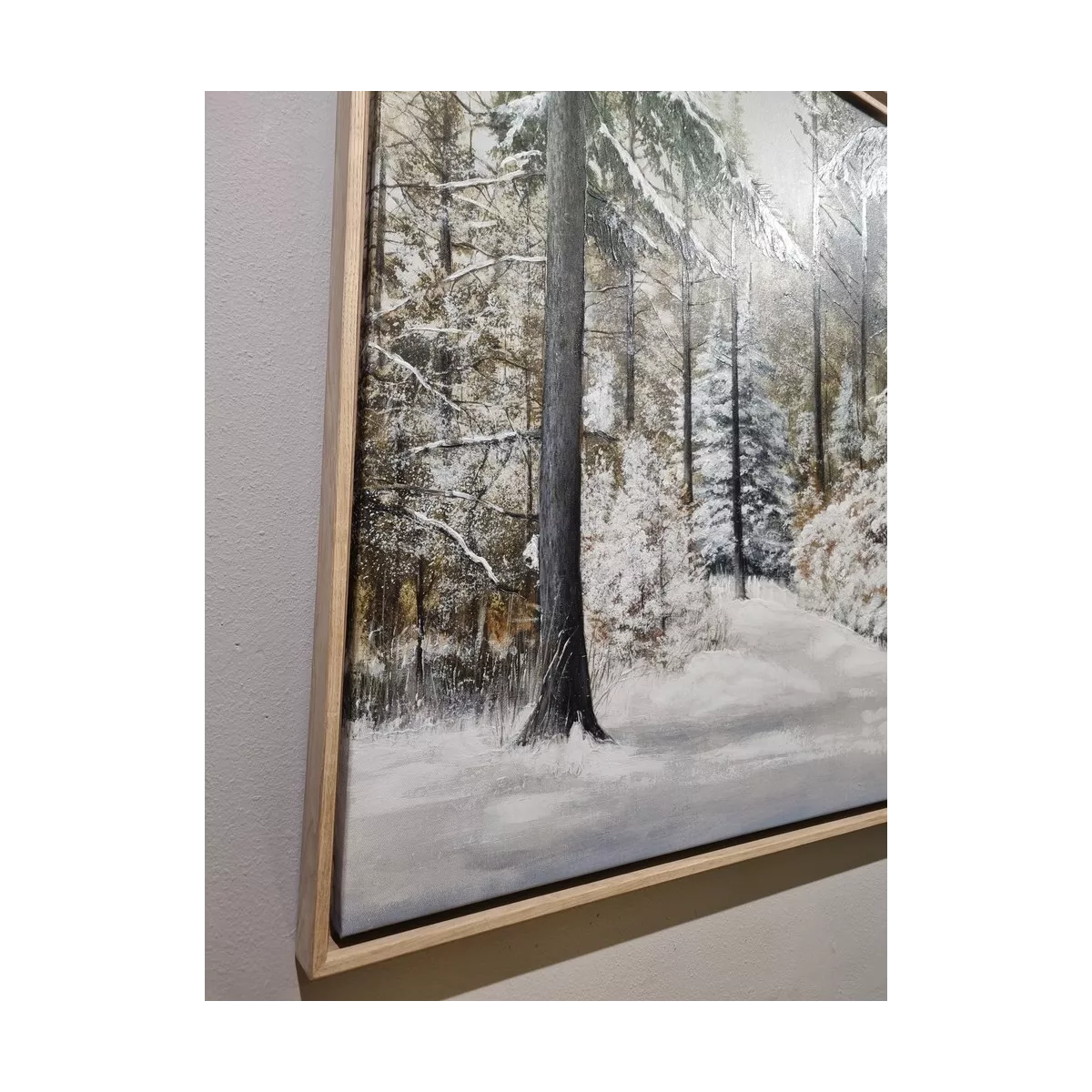 Tableau Sapins dans la Forêt 80x80