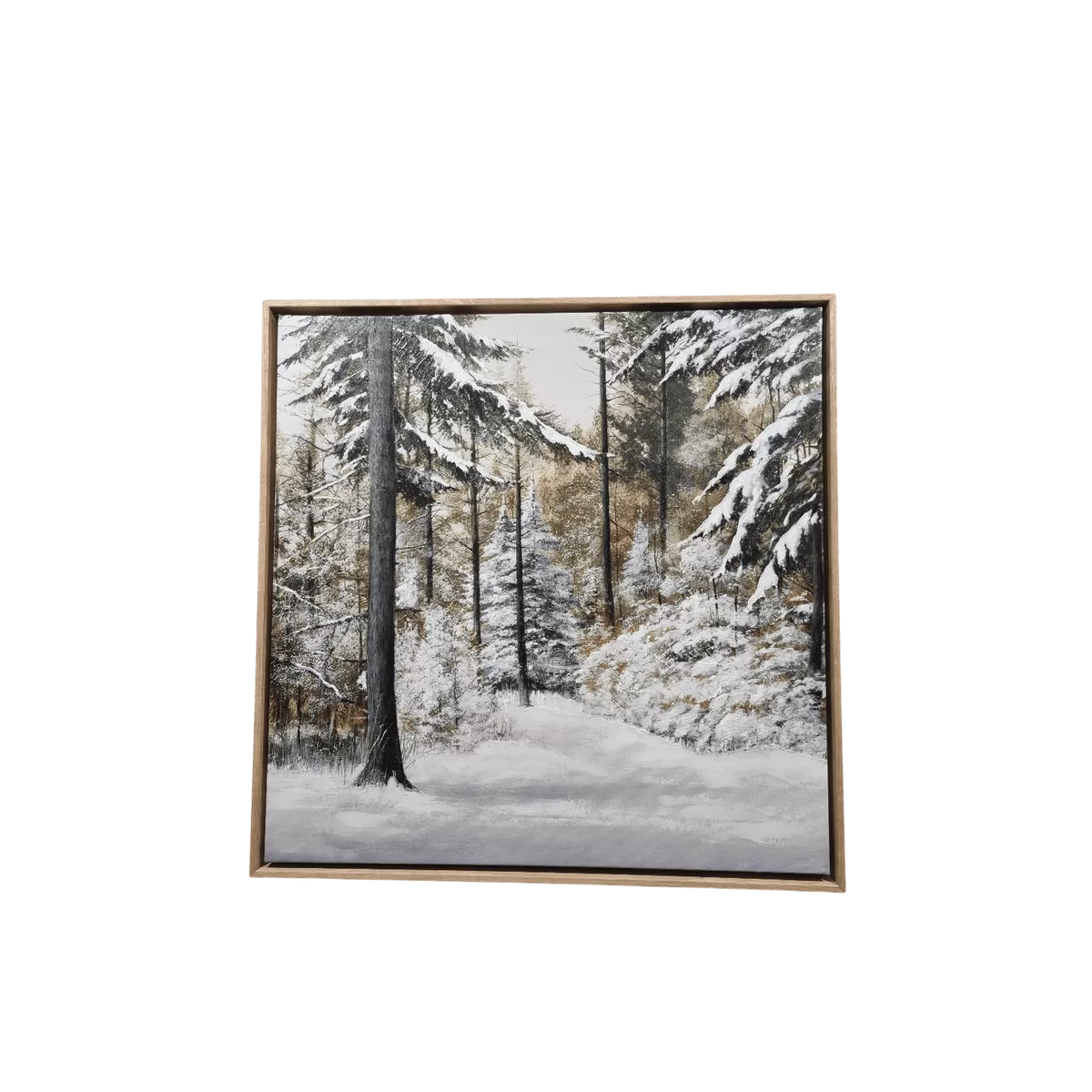 Tableau Sapins dans la Forêt 80x80