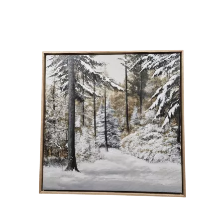 Tableau Sapins dans la Forêt 80x80