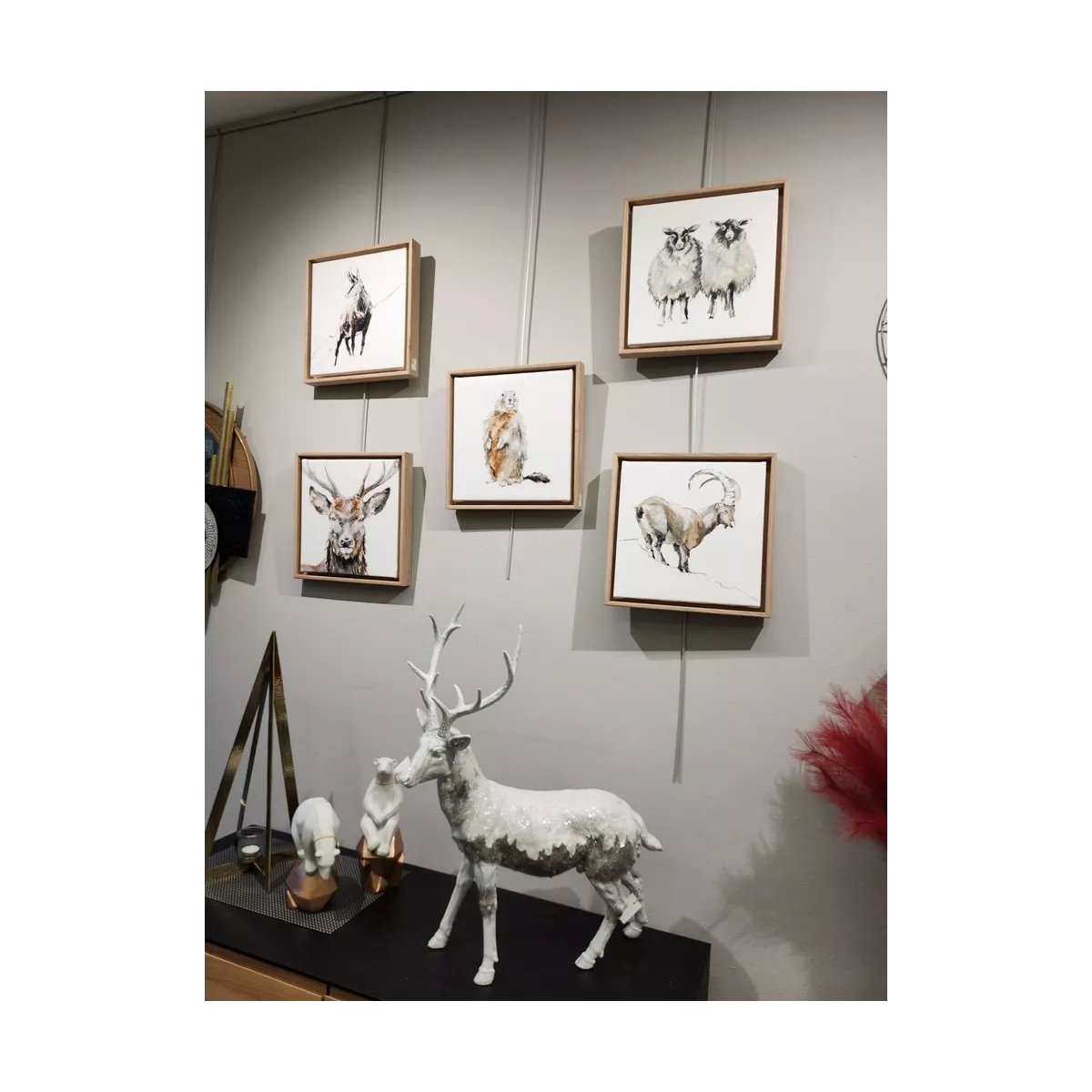 Tableau Renard 34x34
