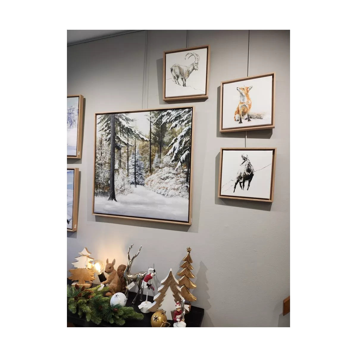 Tableau Renard 34x34
