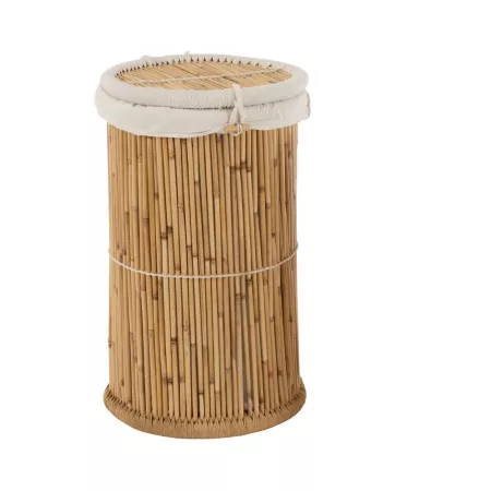 Panière à Linge Bambou Cyl 42x42