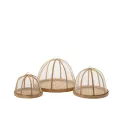Plateau et Cloche à fromage 25cm Louisa