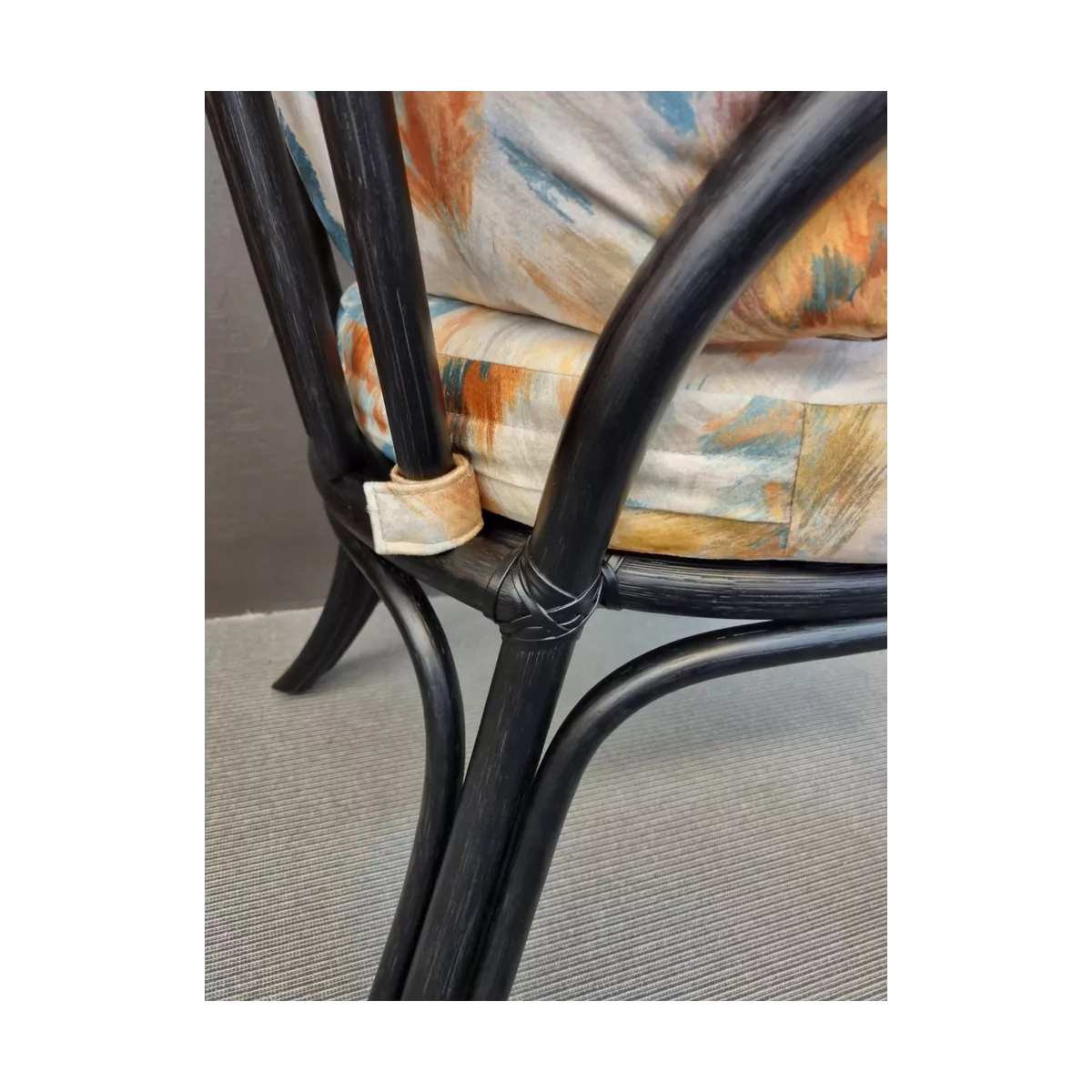 Fauteuil de Jeux Noir Tissu Segall