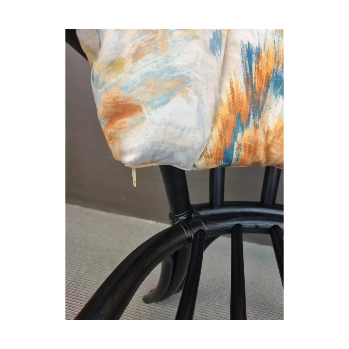 Fauteuil de Jeux Noir Tissu Segall