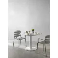 Table Abel ronde 100x100 Blanc