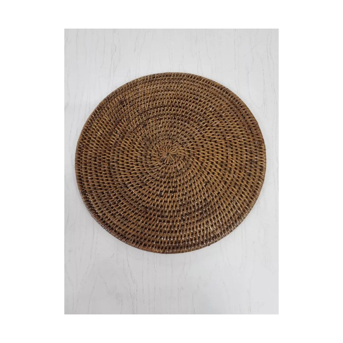 Dessous de plat en rotin Antique 33cm