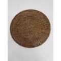 Dessous de plat en rotin Antique 33cm