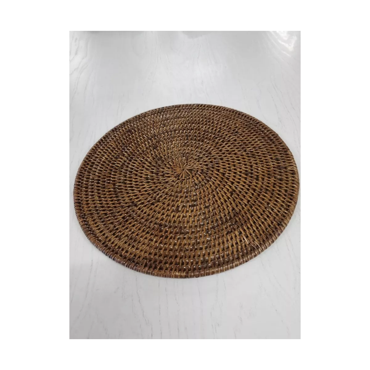 Dessous de plat en rotin Antique 33cm