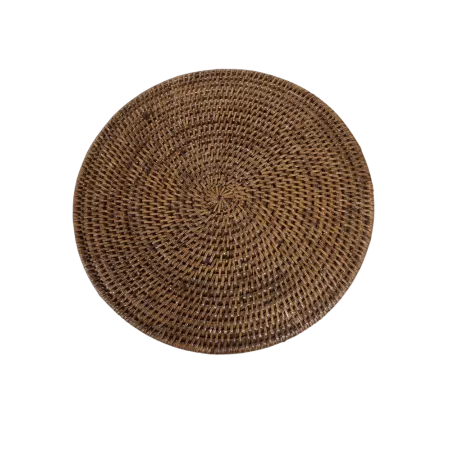 Dessous assiette en rotin Antique 33
