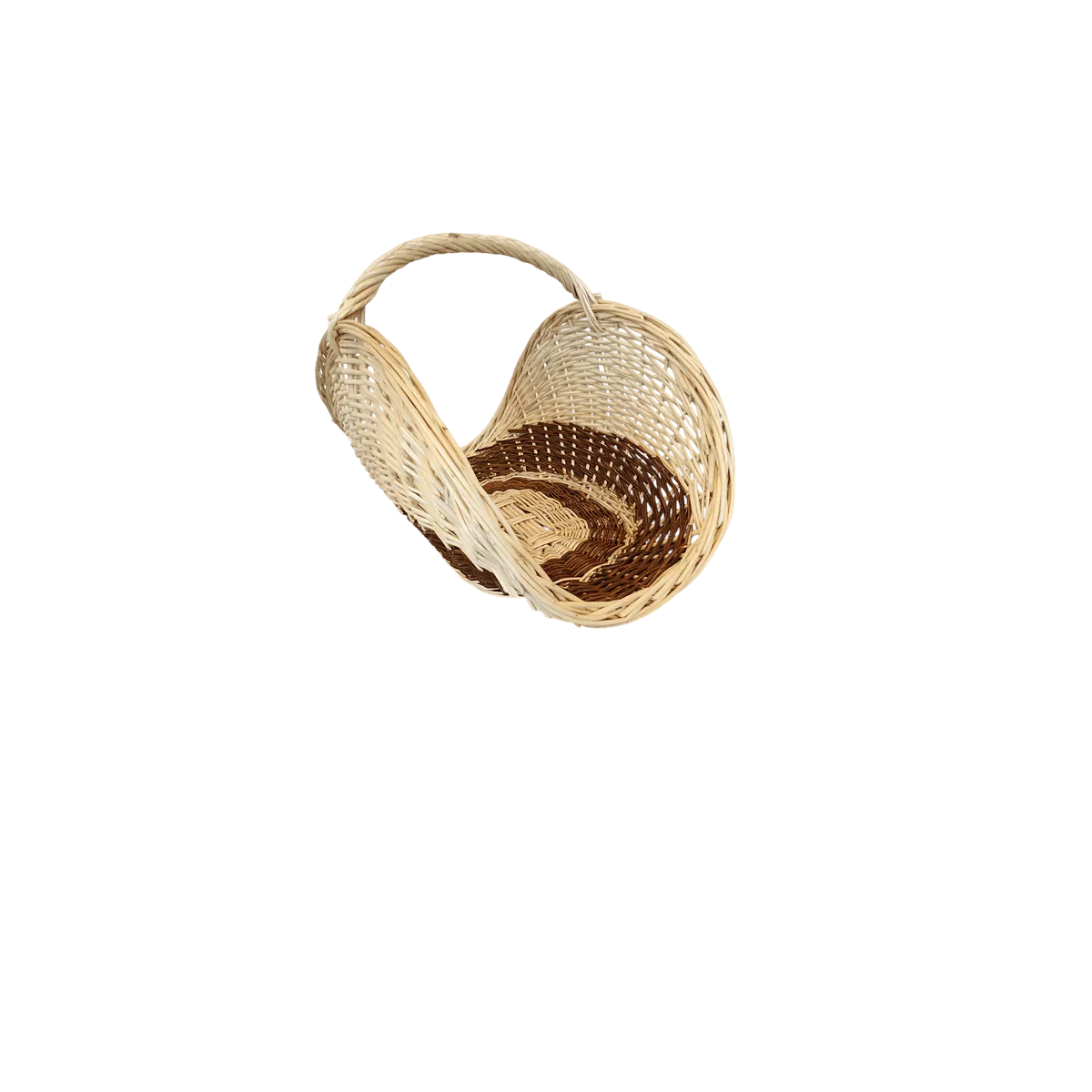 Panier à bois Clemence Osier Naturel 65x40