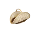 Panier à bois Clemence Osier Naturel 65x40
