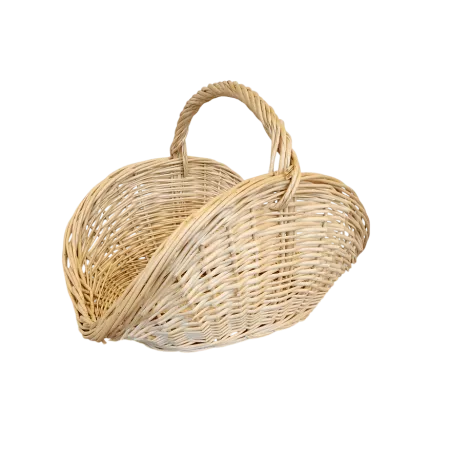 Panier à bois Jade Osier Naturel 53x38