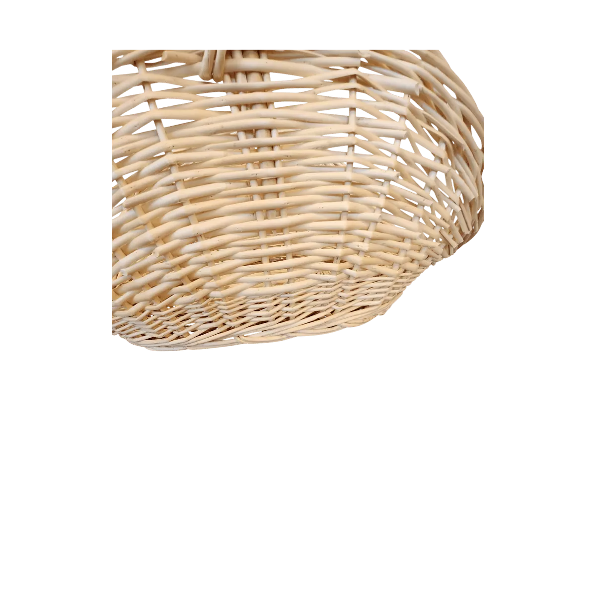 Panier à bois Jade Osier Naturel 53x38