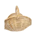 Panier à bois Jade Osier Naturel 53x38