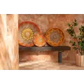 3 Decorations Murales Bananier Orange