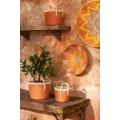 3 Decorations Murales Bananier Orange