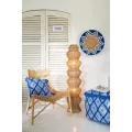 3 Decorations Murales Bananier Bleu
