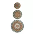 3 Decorations Murales Bananier Gris