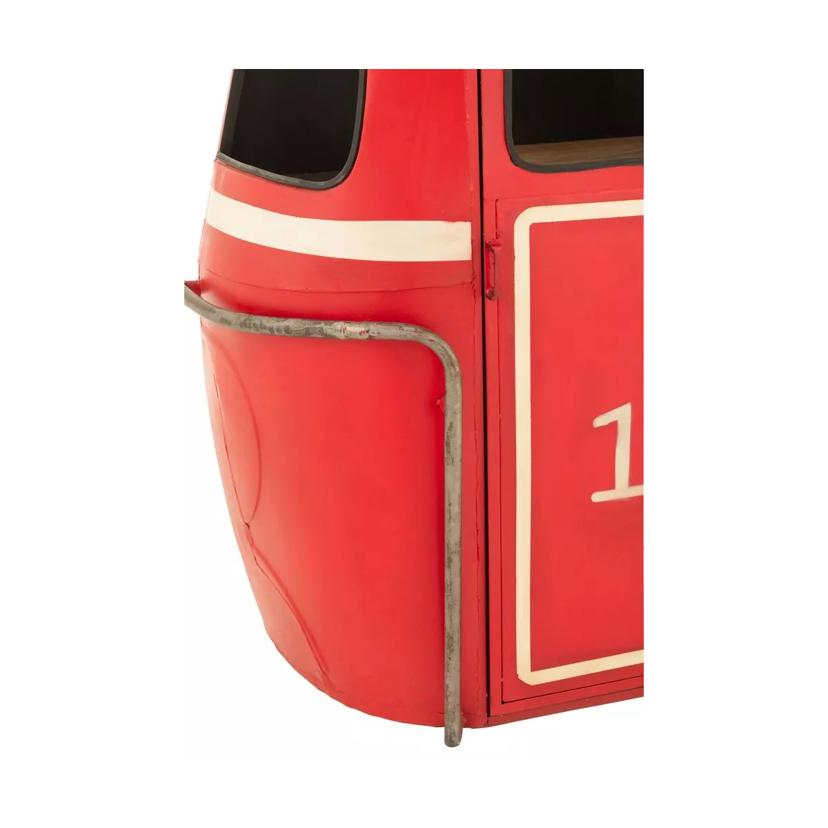 Meuble Bar Cabine Téléphérique Rouge