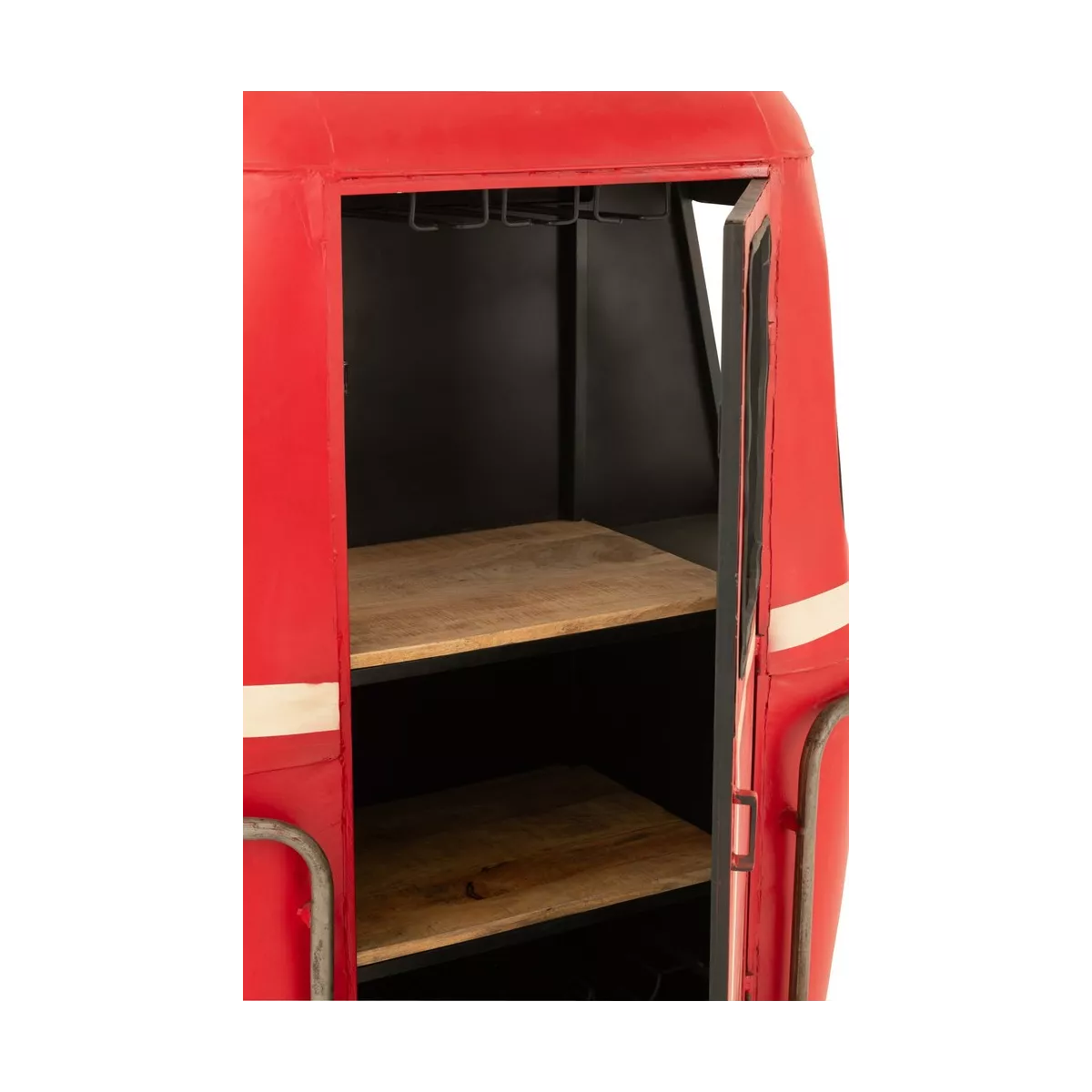 Meuble Bar Cabine Téléphérique Rouge