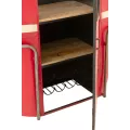Meuble Bar Cabine Téléphérique Rouge