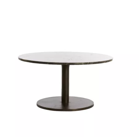 Table Basse Pazo 76x76 en Marbre Brun