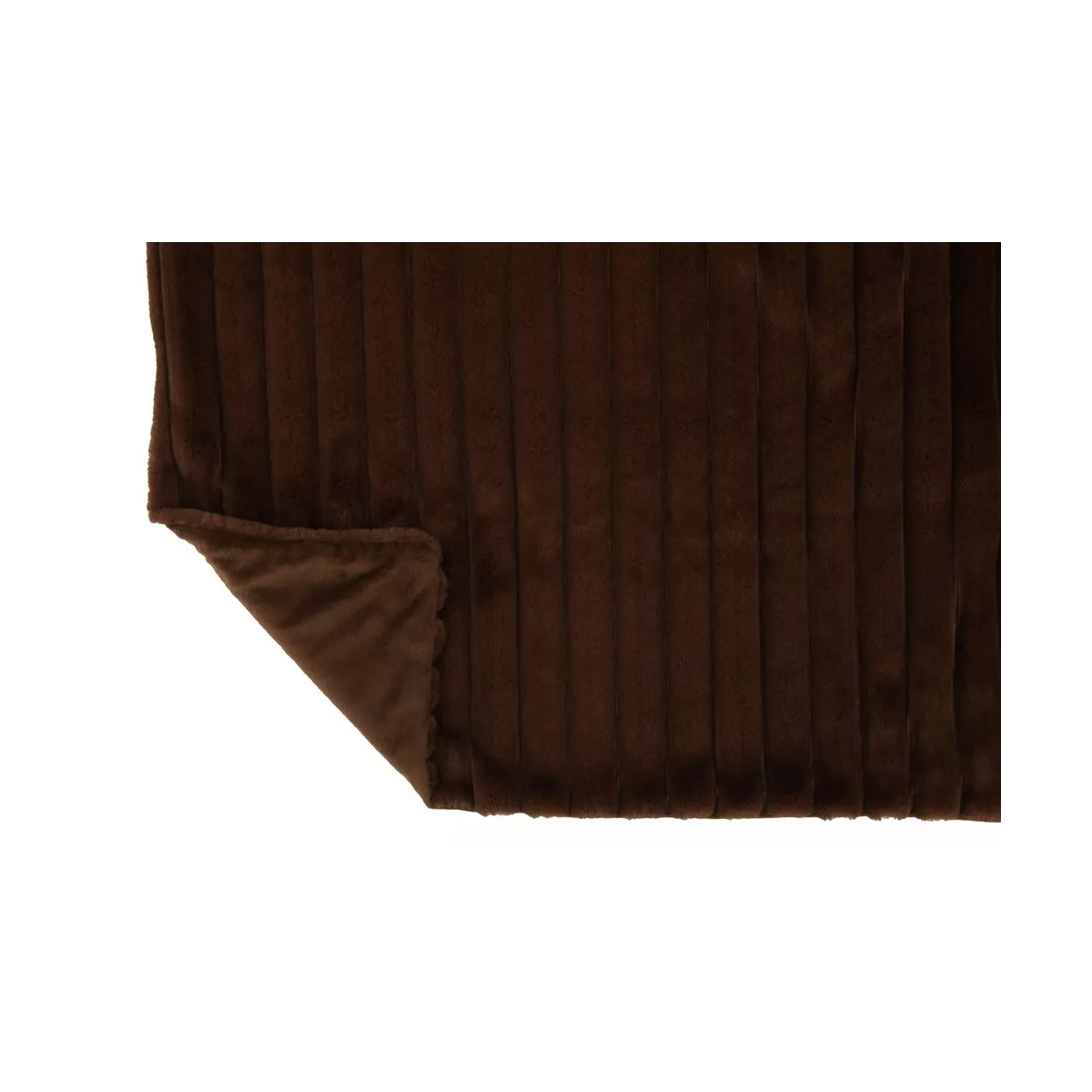 Plaid Couduroy Chocolat 130x180