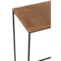 Console Série de 3 en Aluminium Rouille 53 cm