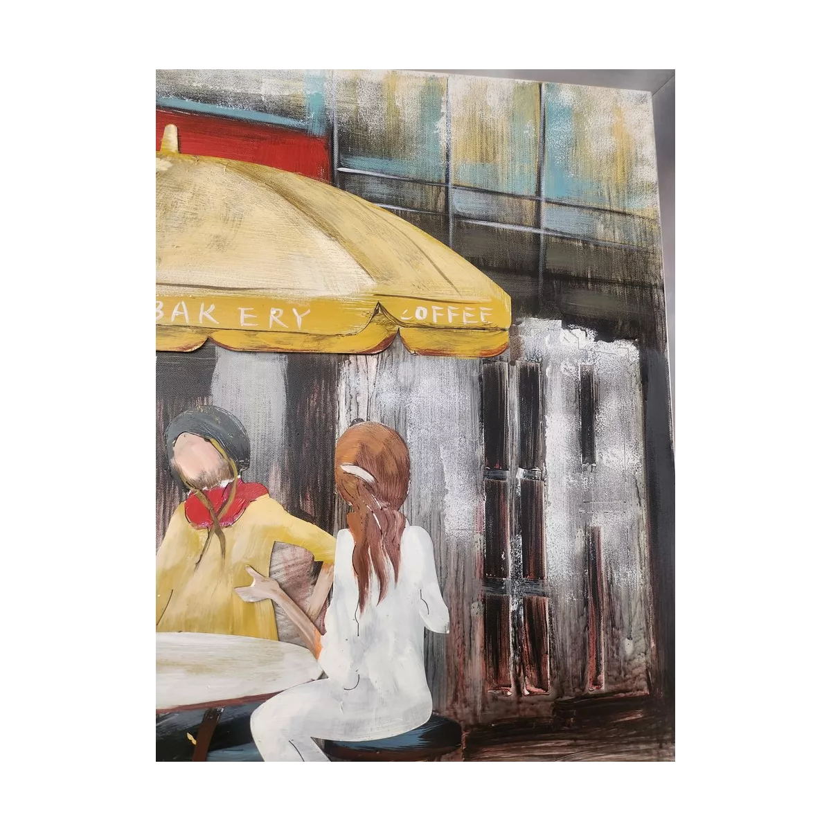 Tableau 3 Copines au Café 92x92