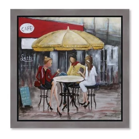 Tableau 3 Copines au Café 92x92