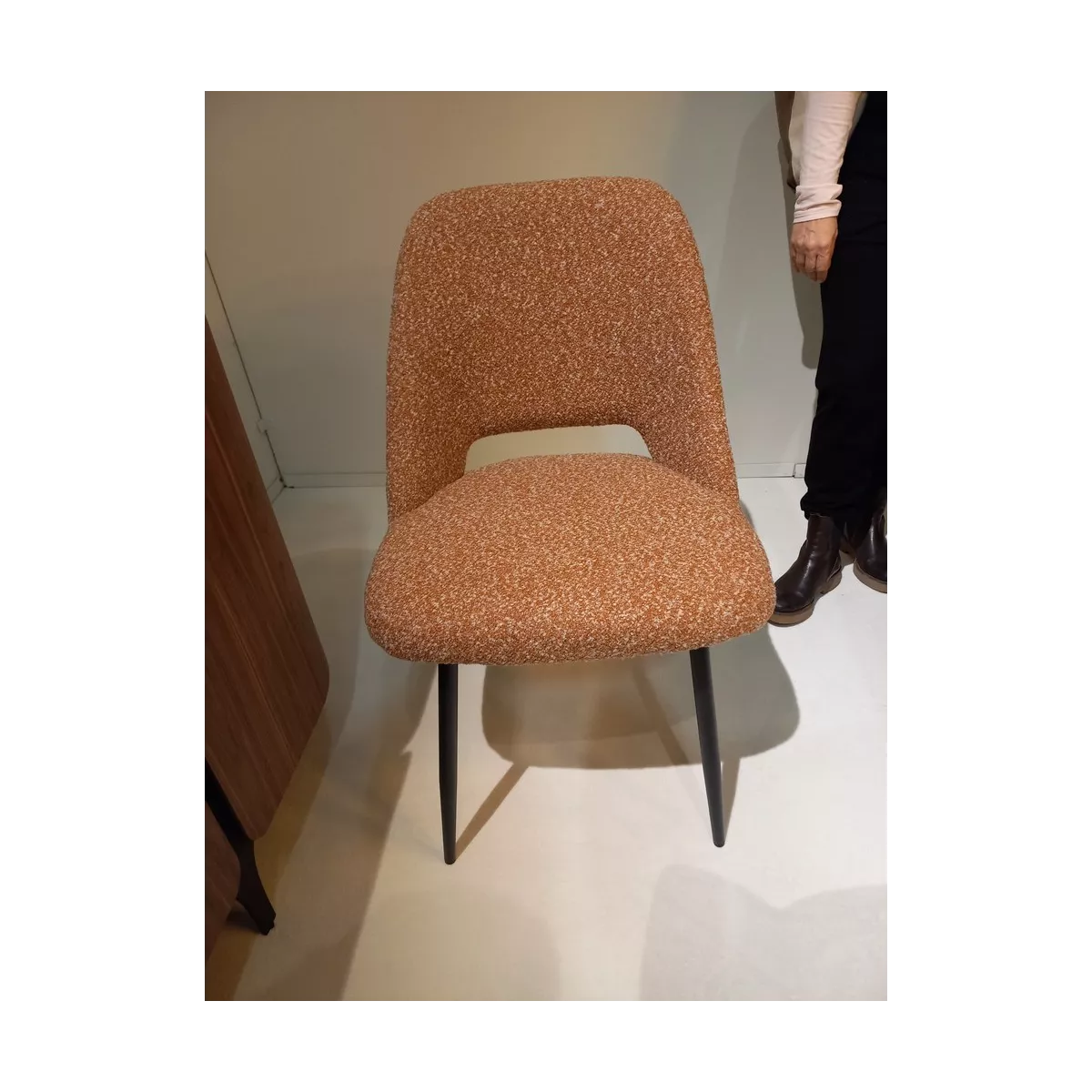 Chaise Omis Tissu Brick