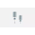 Lampe Louzieh h.89cm Bleu