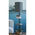 Lampe Louzieh h.89cm Bleu