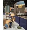 Lampe Louzieh h.89cm Bleu