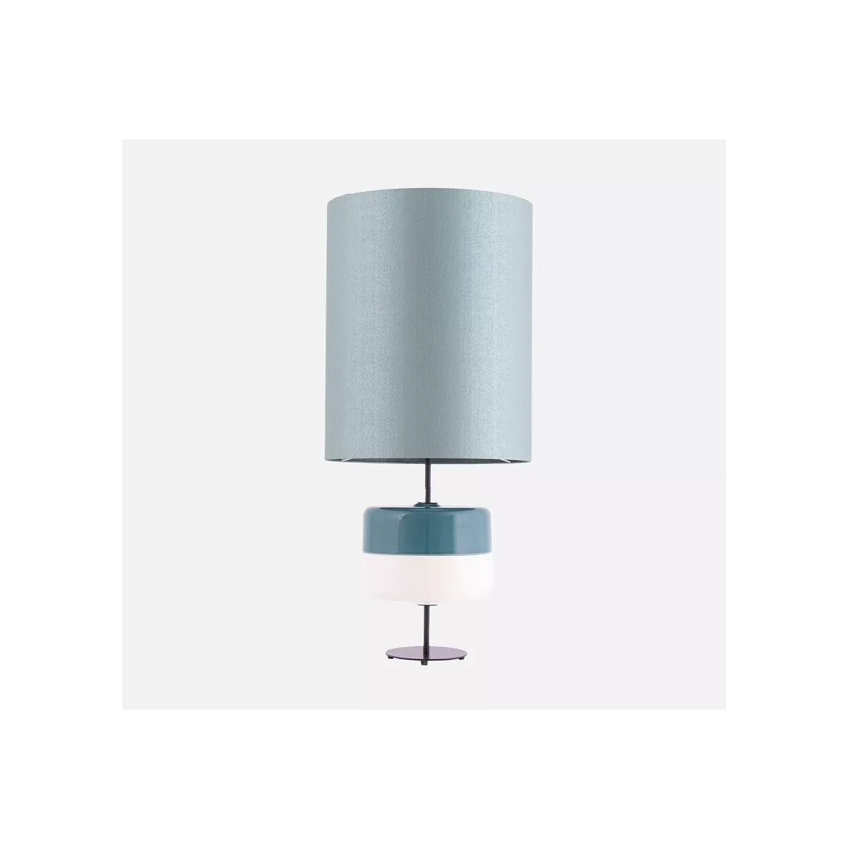 Lampe Louzieh h.89cm Bleu