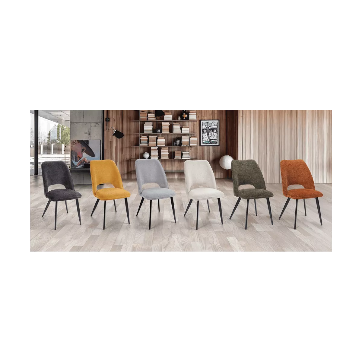 Chaise Cambera Gris Perle