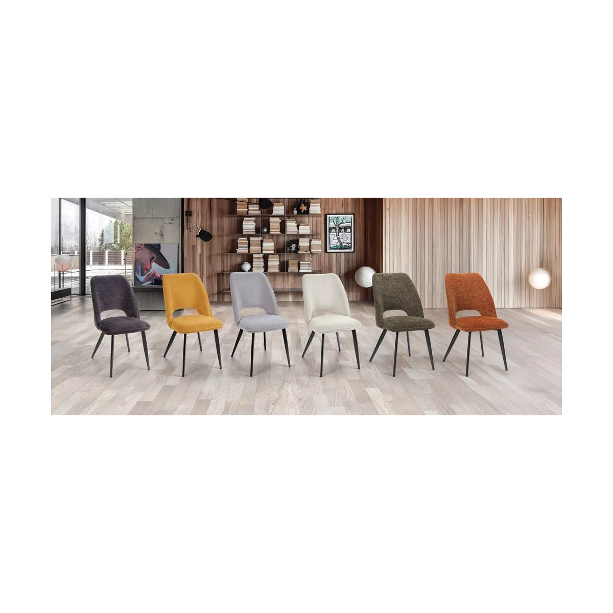 Chaise Cambera Gris Perle