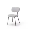 Chaise Retro Gris Clair