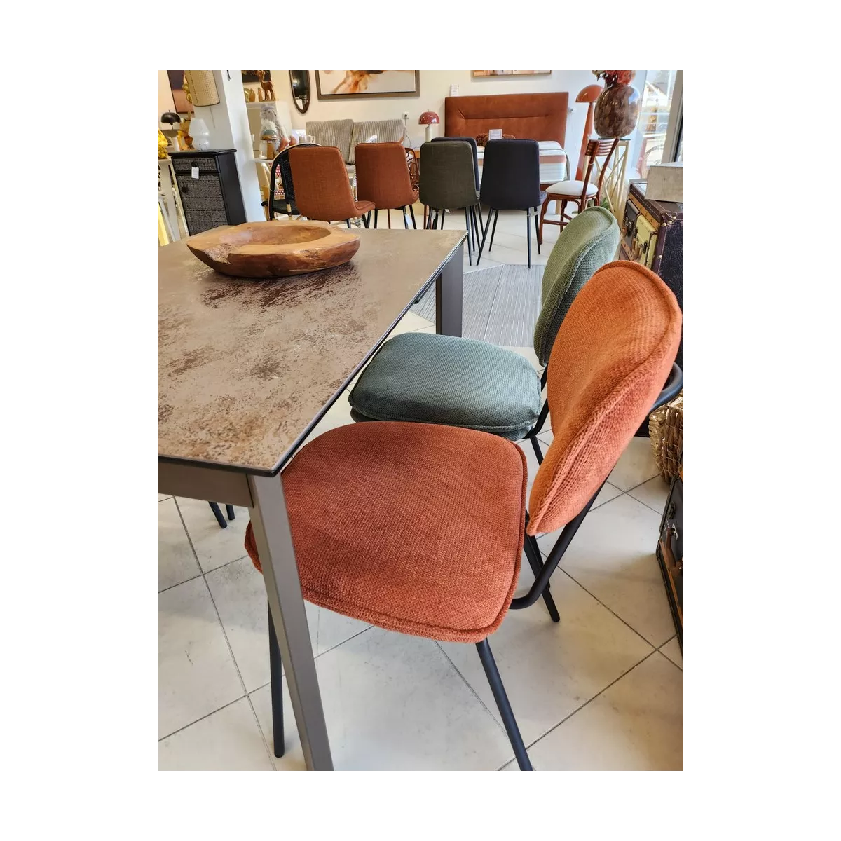 Chaise Retro Bleue