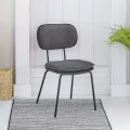 Chaise Retro Gris Foncé