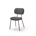 Chaise Retro Gris Foncé